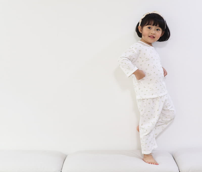Lime & Blue - Korean Children Fashion - #minifashionista - Organic Floral Easywear - 10