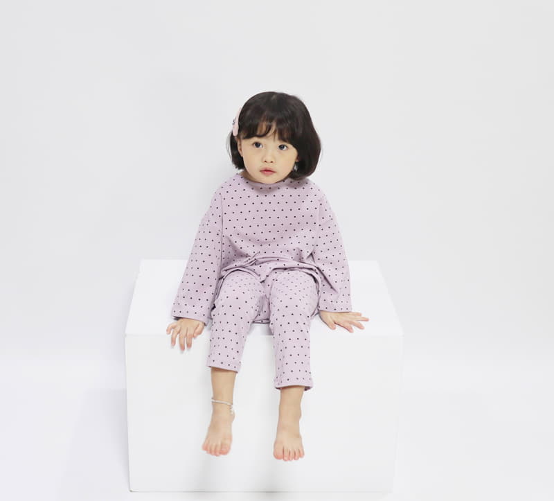 Lime & Blue - Korean Children Fashion - #minifashionista - Kid Heart Best Family Easywear - 6
