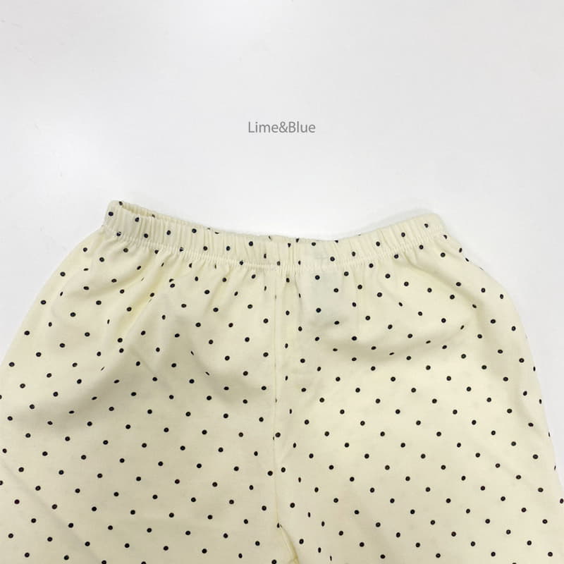 Lime & Blue - Korean Children Fashion - #prettylittlegirls - Overfit Dot Easywear - 12