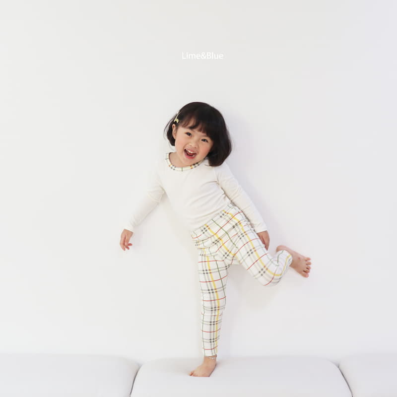Lime & Blue - Korean Children Fashion - #stylishchildhood - Basic Check Easywear - 6