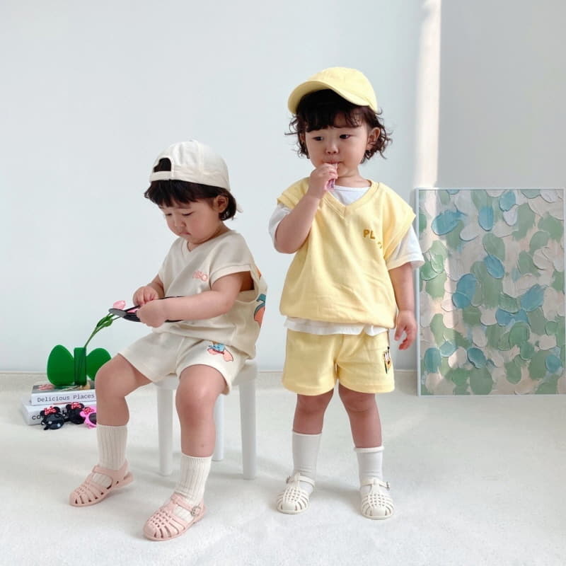 Little Rabbit - Korean Children Fashion - #Kfashion4kids - Jjin Top Bottom Set - 6