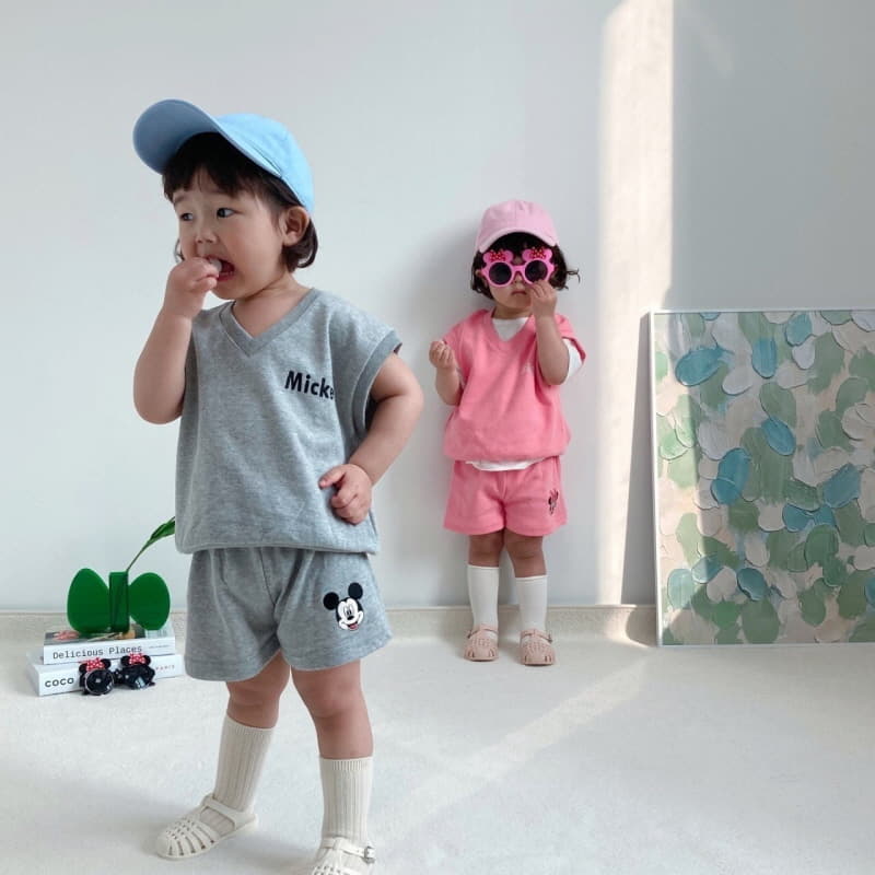 Little Rabbit - Korean Children Fashion - #fashionkids - Jjin Top Bottom Set - 2