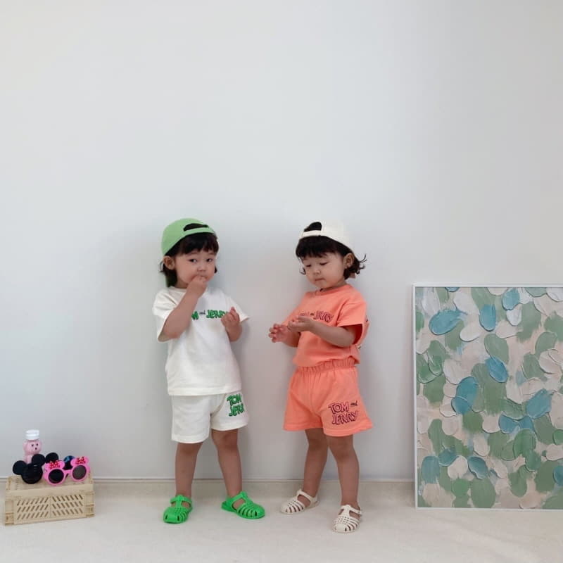 Little Rabbit - Korean Children Fashion - #kidsstore - Fruit Top Bottom Set - 5
