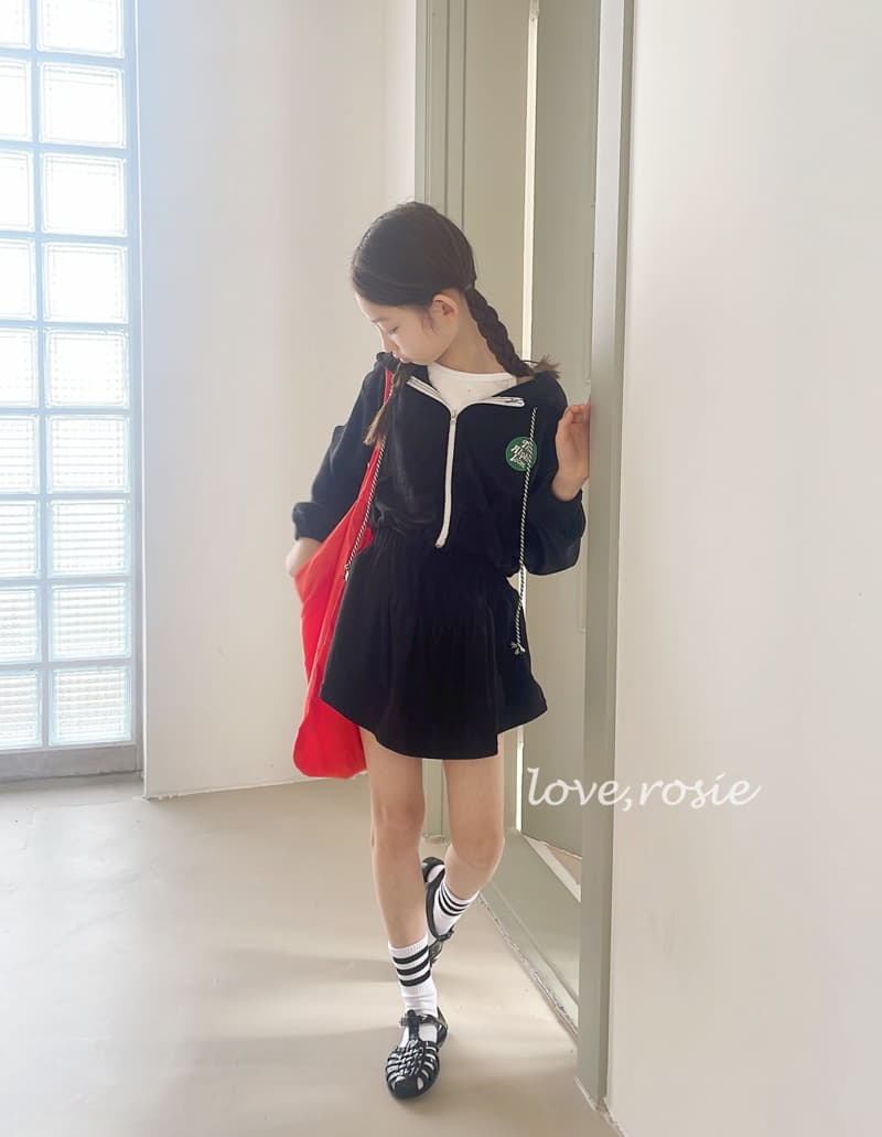 Love Rosie - Korean Children Fashion - #childofig - Terry Hoody Zip-up Bottom Set - 5