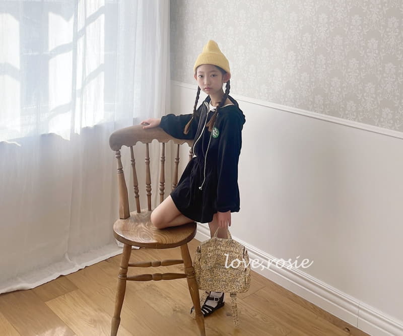 Love Rosie - Korean Children Fashion - #kidzfashiontrend - Terry Hoody Zip-up Bottom Set - 12