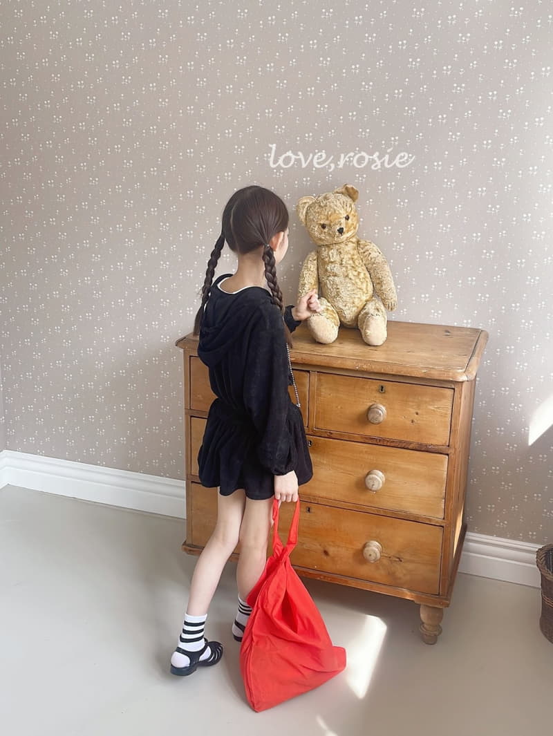 Love Rosie - Korean Children Fashion - #toddlerclothing - Terry Hoody Zip-up Bottom Set - 4