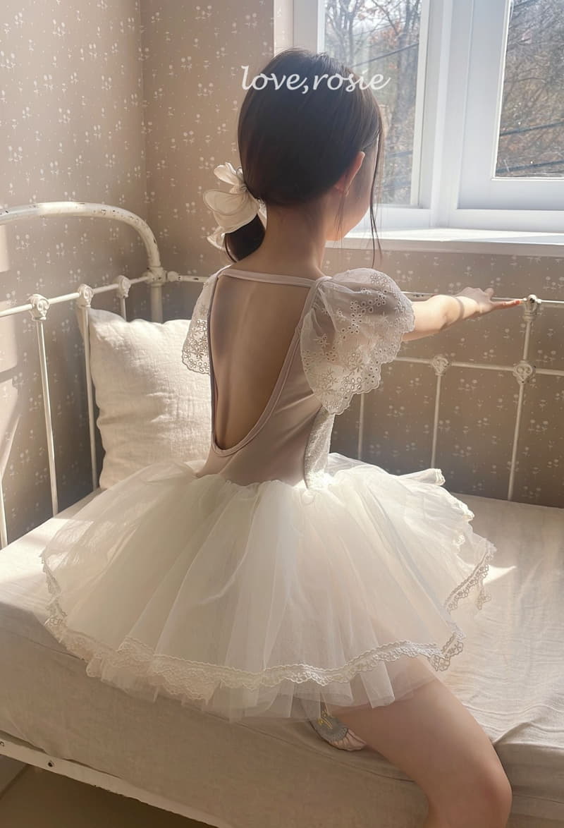 Love Rosie - Korean Children Fashion - #toddlerclothing - Swan Vintage Lace Beret Wear - 2