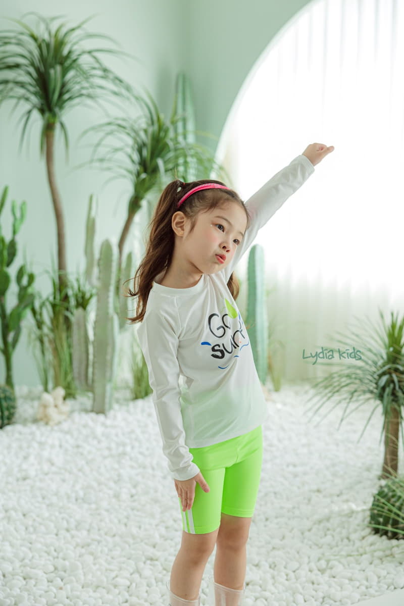 Lydia - Korean Children Fashion - #childofig - Sufer Rashguard Top Bottom Set - 8