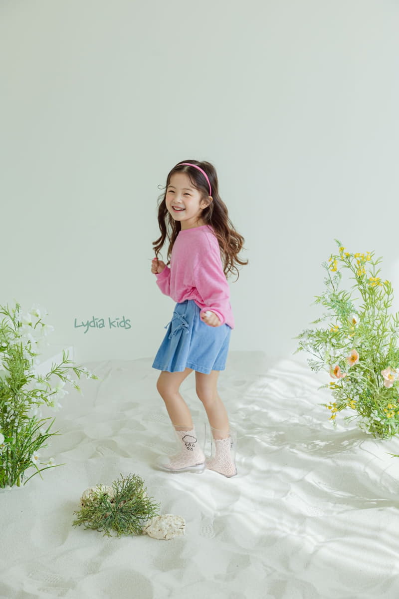 Lydia - Korean Children Fashion - #designkidswear - Ribbon Skirt Pants - 9