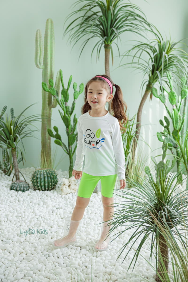 Lydia - Korean Children Fashion - #fashionkids - Sufer Rashguard Top Bottom Set - 12