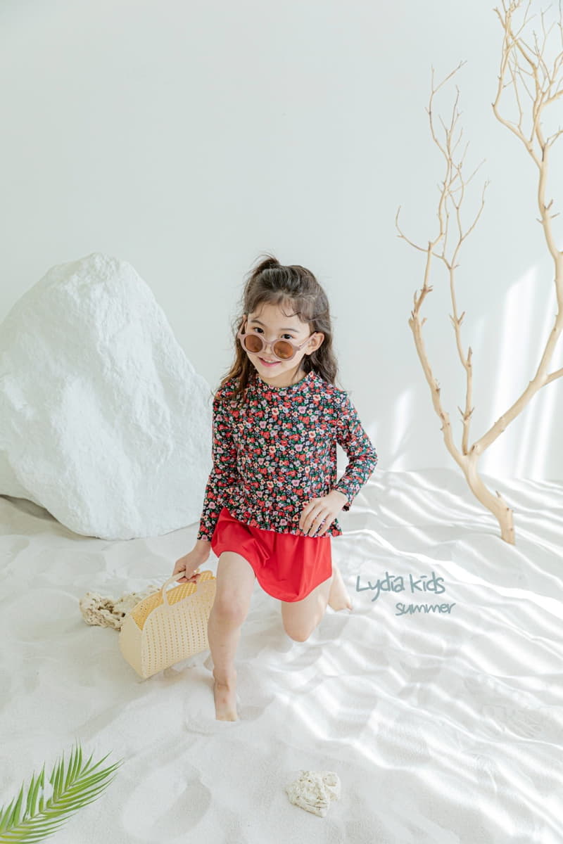 Lydia - Korean Children Fashion - #kidsshorts - Bono Swimwear Top Bottom Set - 8