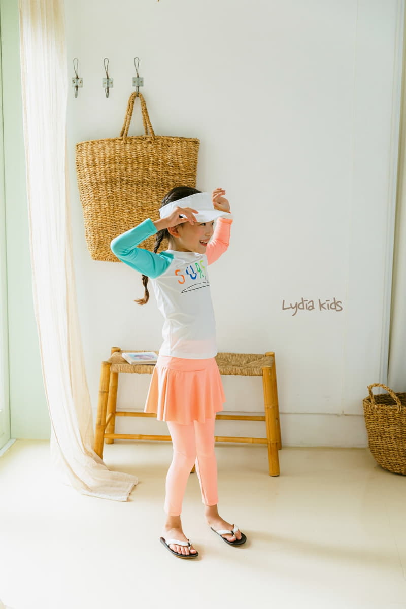 Lydia - Korean Children Fashion - #kidsstore - Beach Water Skirt Leggings