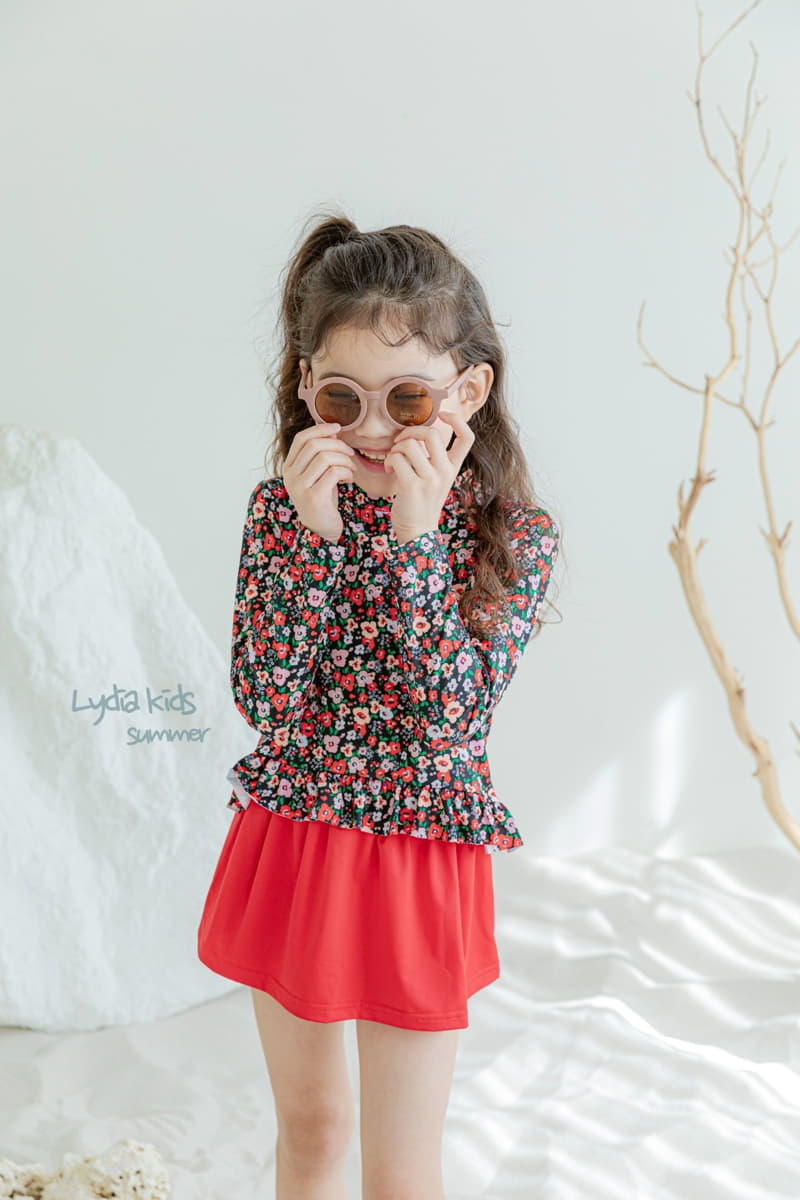 Lydia - Korean Children Fashion - #littlefashionista - Bono Swimwear Top Bottom Set - 12
