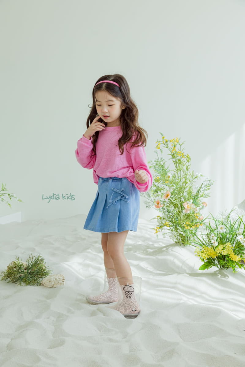 Lydia - Korean Children Fashion - #magicofchildhood - Ribbon Skirt Pants - 4