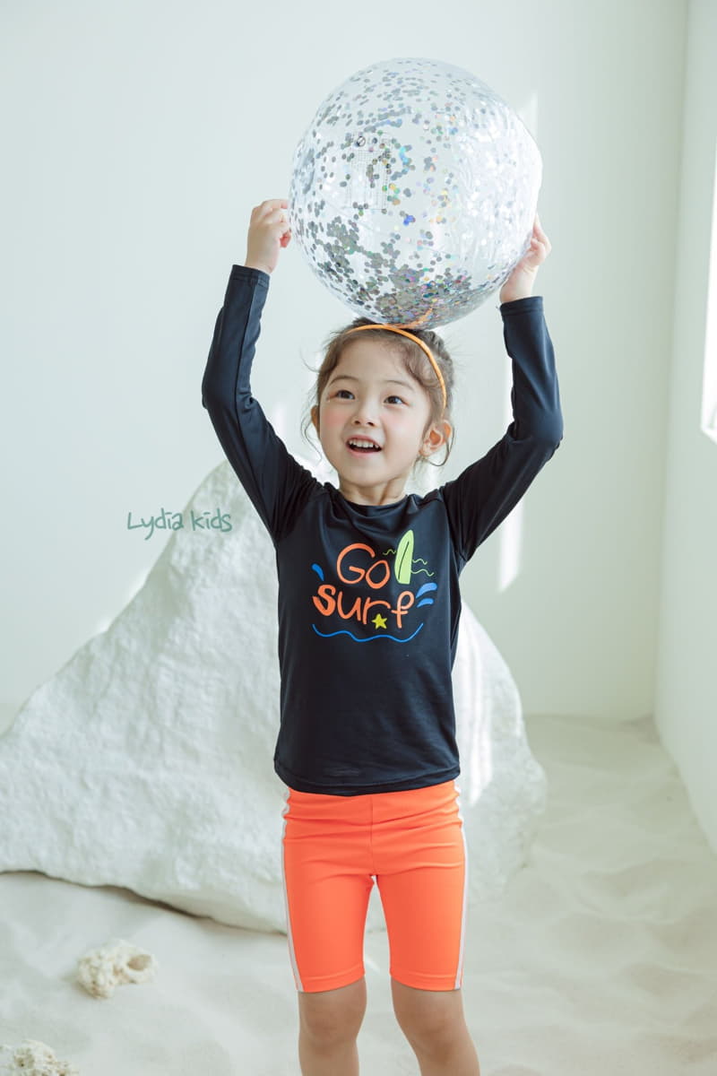 Lydia - Korean Children Fashion - #minifashionista - Sufer Rashguard Top Bottom Set - 3