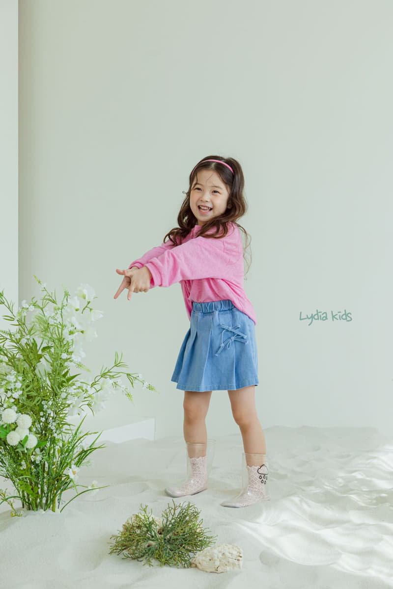 Lydia - Korean Children Fashion - #prettylittlegirls - Ribbon Skirt Pants - 5