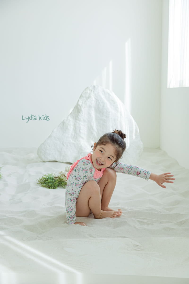 Lydia - Korean Children Fashion - #toddlerclothing - Masion One-piece Swimwear - 3