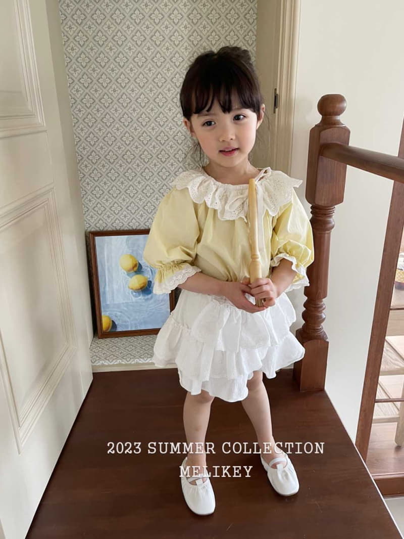 Melikey - Korean Children Fashion - #Kfashion4kids - Unbal Less Skirt - 3