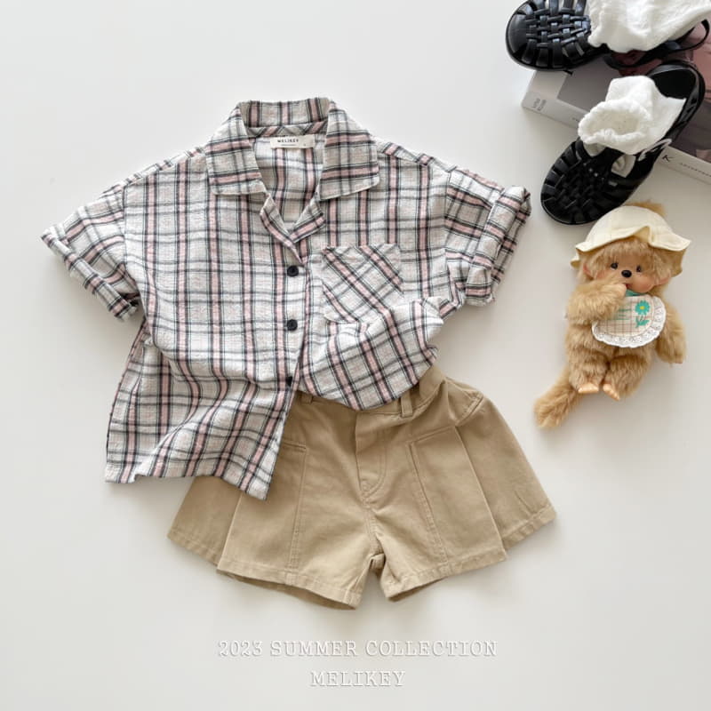 Melikey - Korean Children Fashion - #Kfashion4kids - Side Wrinkle Skirt Shorts - 11