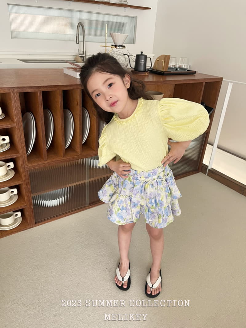 Melikey - Korean Children Fashion - #Kfashion4kids - Water Paint Frill Skirt - 2