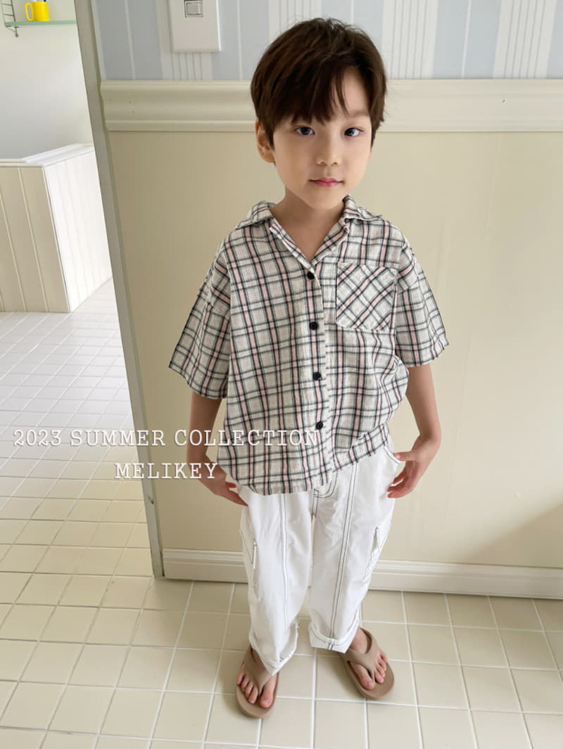 Melikey - Korean Children Fashion - #childofig - Pipi Check Shirt - 6