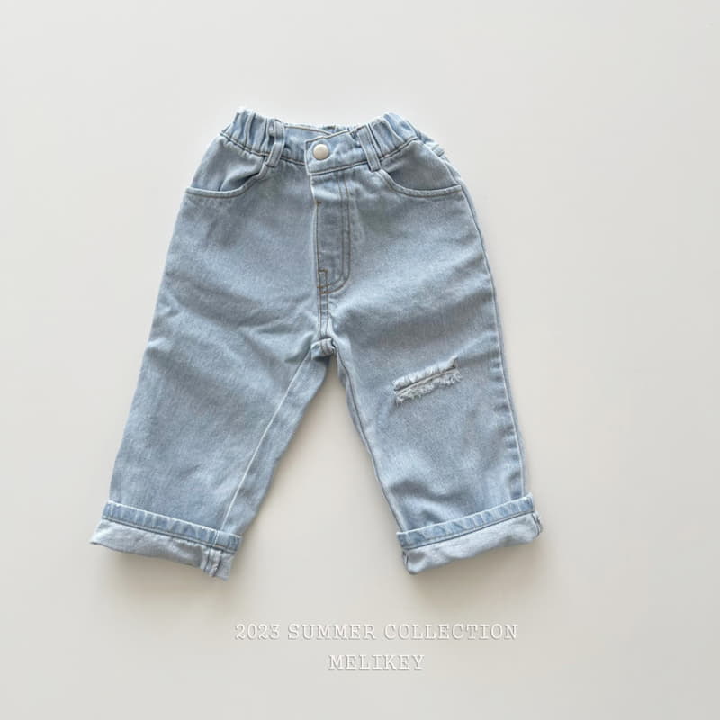 Melikey - Korean Children Fashion - #childofig - Slit Vintage Pants