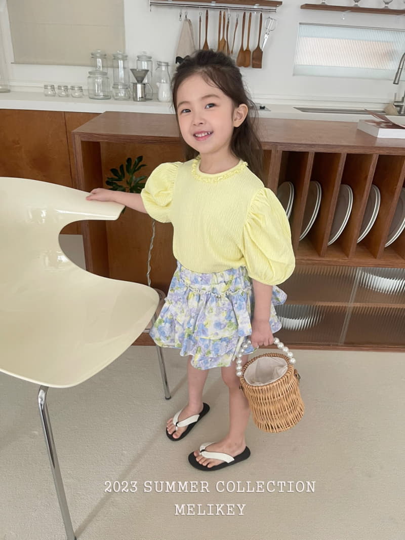 Melikey - Korean Children Fashion - #childofig - Water Paint Frill Skirt - 7