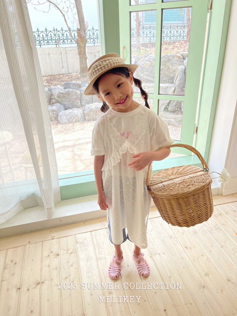 Melikey - Korean Children Fashion - #childofig - Frill Sleeveless One-piece - 7