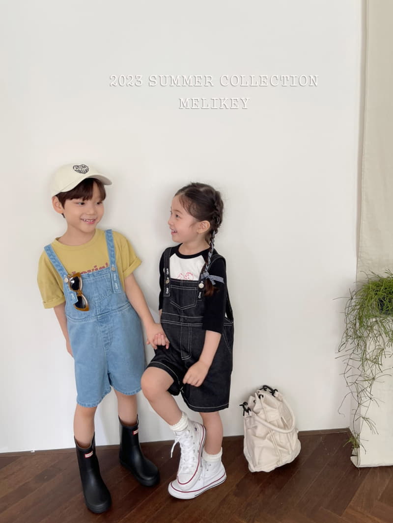 Melikey - Korean Children Fashion - #childrensboutique - Cucu Dungarees Pants - 6