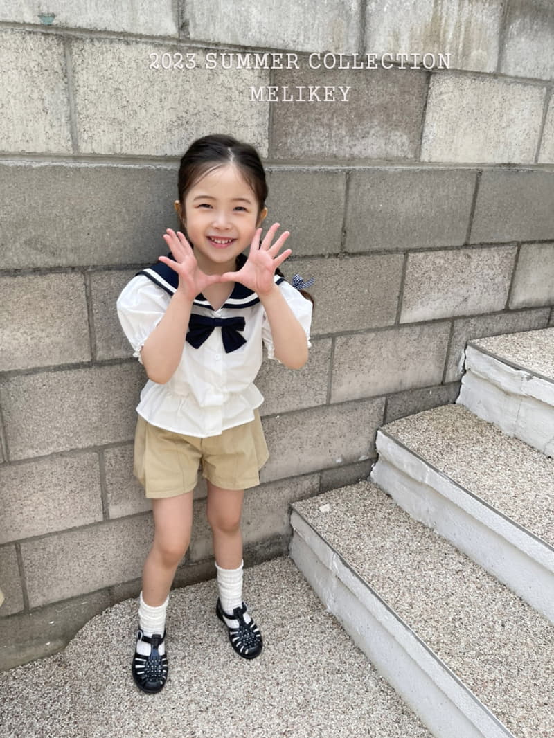 Melikey - Korean Children Fashion - #childofig - Side Wrinkle Skirt Shorts - 4