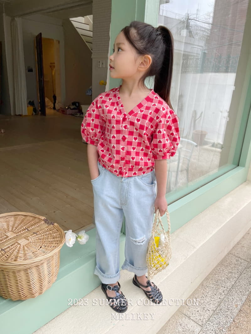 Melikey - Korean Children Fashion - #fashionkids - Slit Vintage Pants - 5