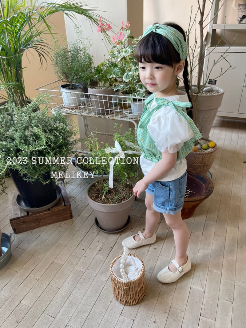 Melikey - Korean Children Fashion - #kidsstore - Check Tube Top - 3
