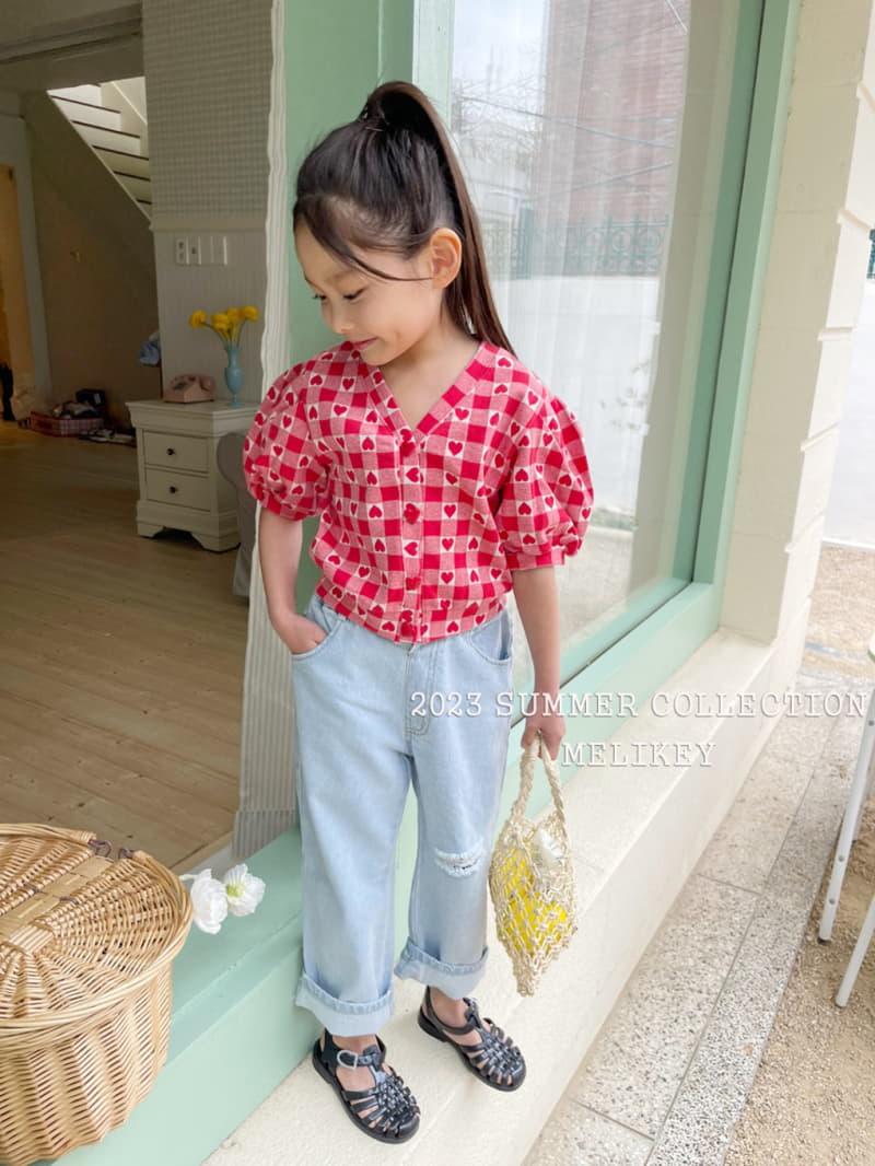 Melikey - Korean Children Fashion - #kidsstore - Slit Vintage Pants - 7
