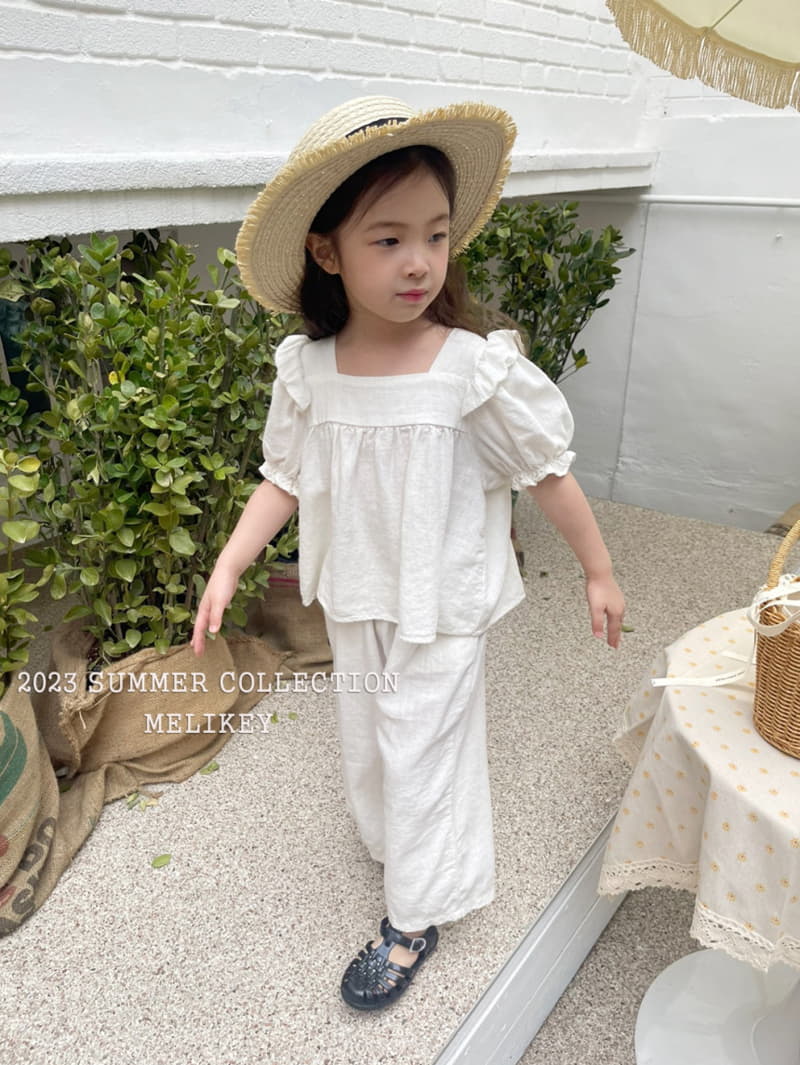 Melikey - Korean Children Fashion - #kidsstore - Charlang Linen Set - 5
