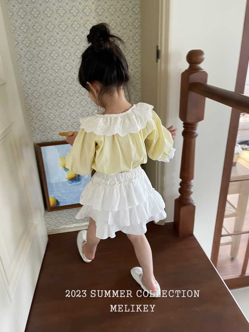 Melikey - Korean Children Fashion - #Kfashion4kids - Unbal Less Skirt - 4