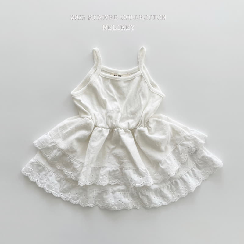 Melikey - Korean Children Fashion - #littlefashionista - Inner Sleeveless Cancan One-piece - 2