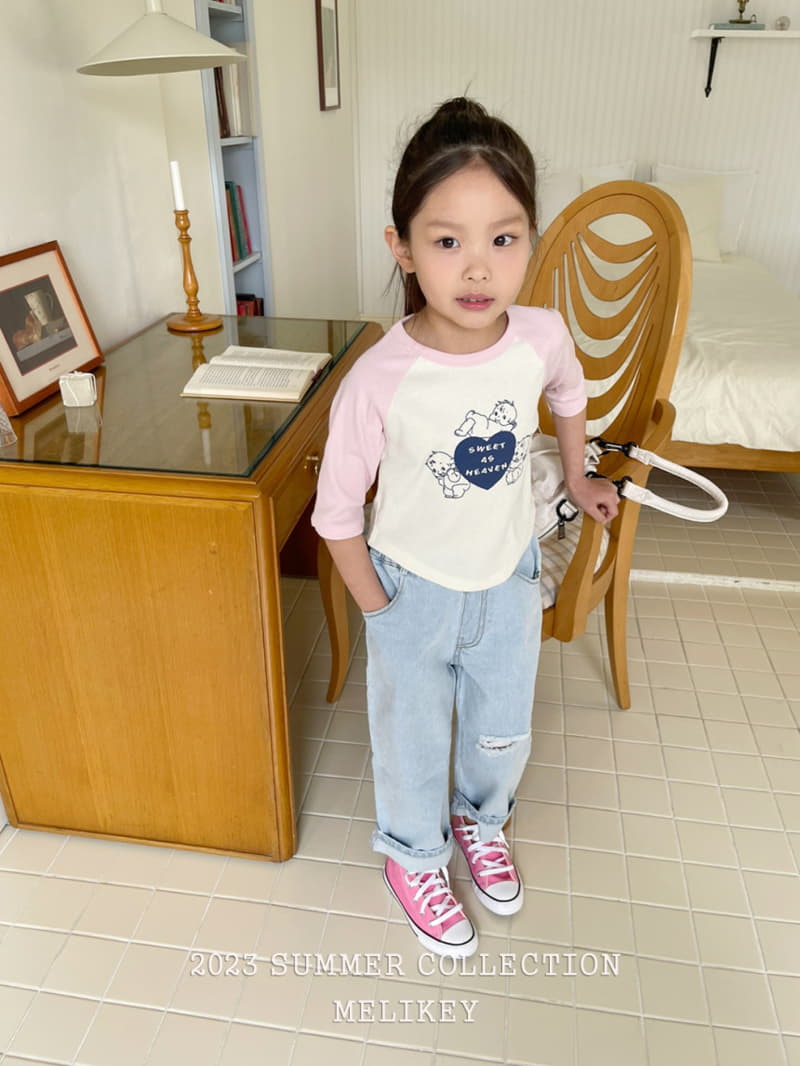 Melikey - Korean Children Fashion - #littlefashionista - Slit Vintage Pants - 10