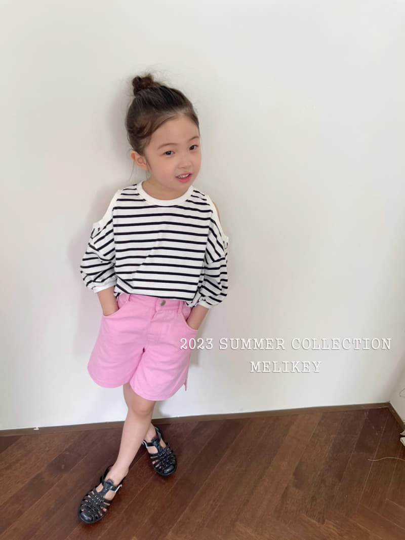 Melikey - Korean Children Fashion - #magicofchildhood - Color Slit Pants - 2