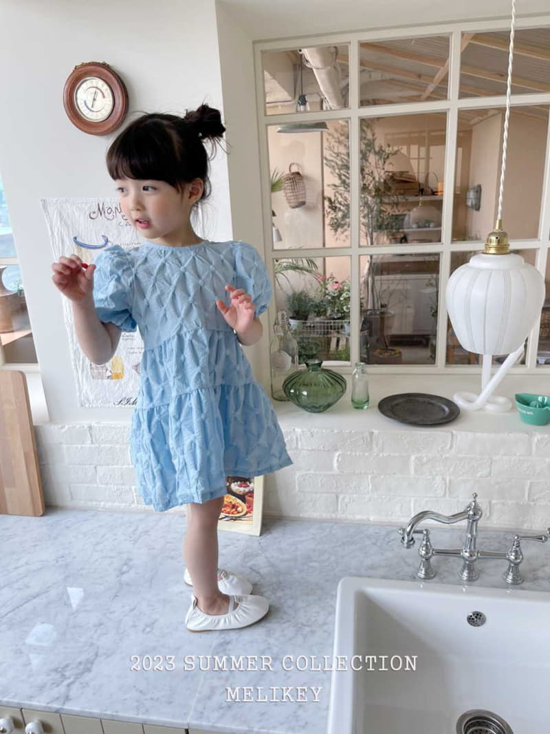 Melikey - Korean Children Fashion - #minifashionista - Pompom Ribbon One-piece - 7