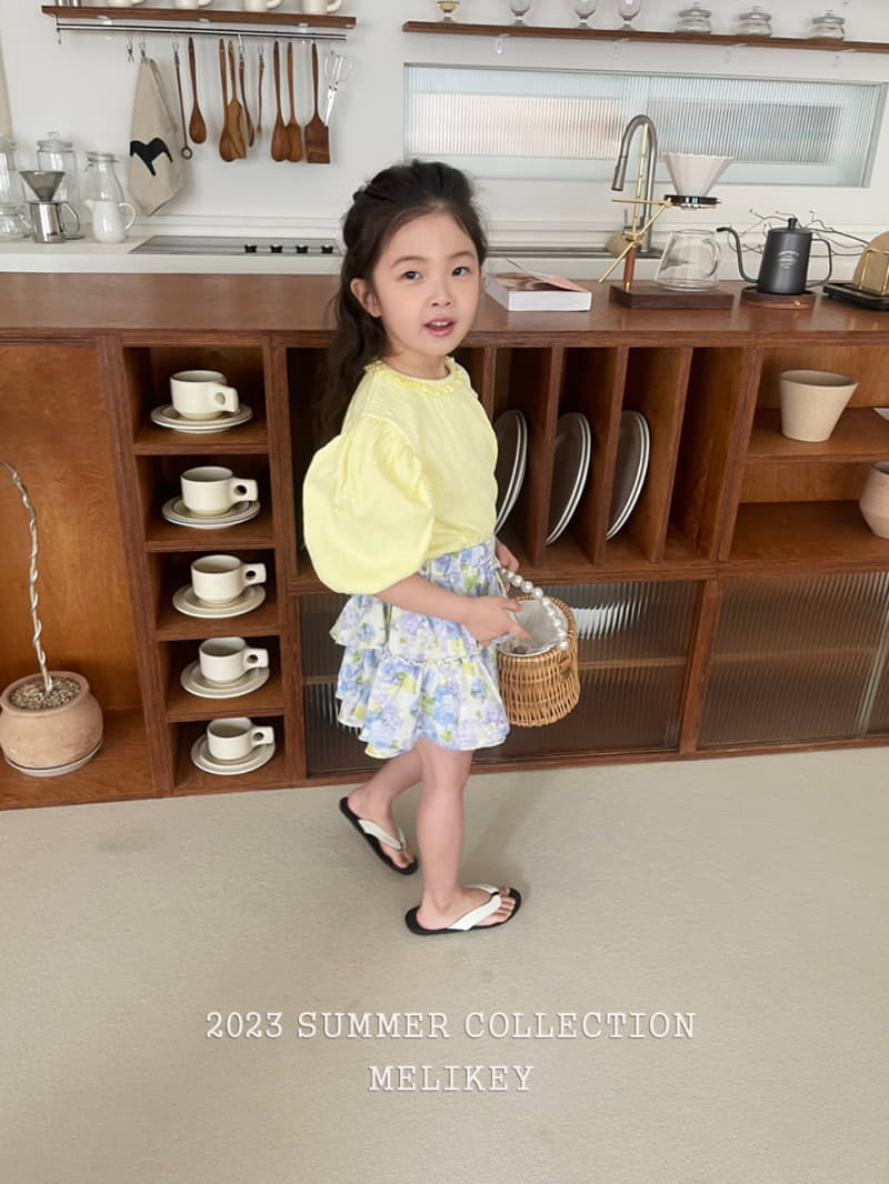 Melikey - Korean Children Fashion - #minifashionista - Water Paint Frill Skirt - 5