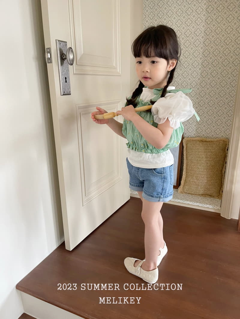 Melikey - Korean Children Fashion - #stylishchildhood - Check Tube Top - 12