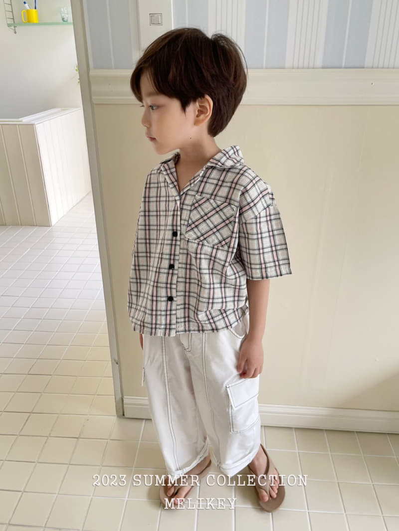 Melikey - Korean Children Fashion - #stylishchildhood - Pipi Check Shirt - 5