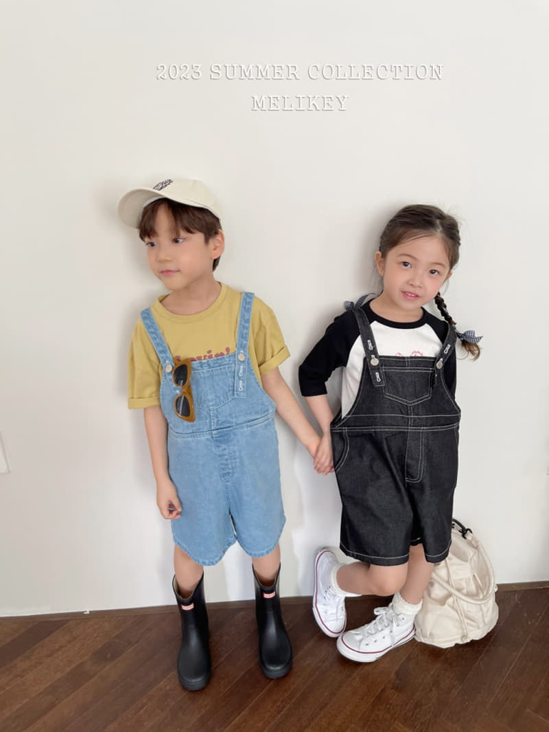 Melikey - Korean Children Fashion - #toddlerclothing - Cucu Dungarees Pants - 4