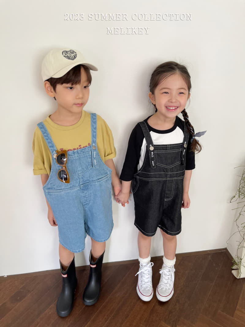 Melikey - Korean Children Fashion - #toddlerclothing - Cucu Dungarees Pants - 3