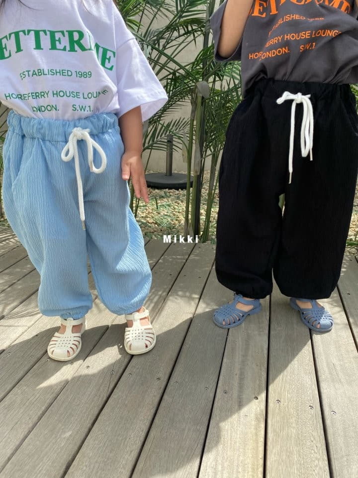 Mikki - Korean Children Fashion - #kidzfashiontrend - Summer Wrinkle Pants - 4
