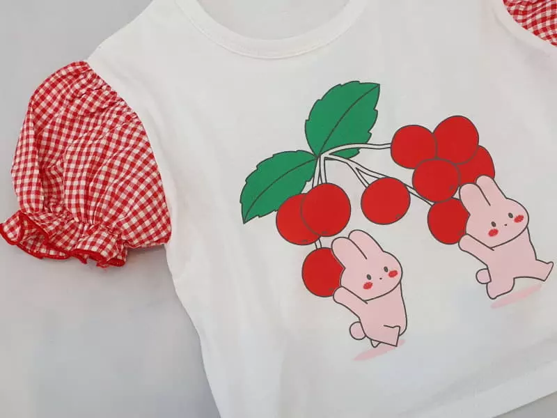 Milk Bebe - Korean Children Fashion - #fashionkids - Cherry Tee - 3