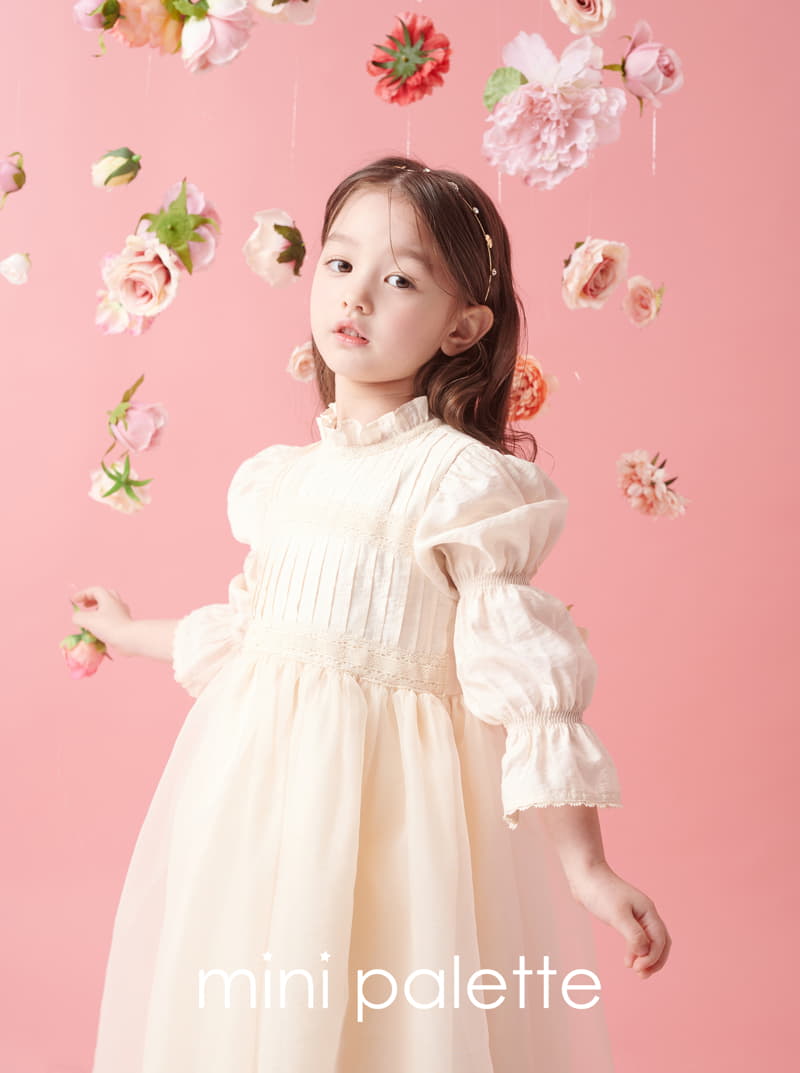 Minipalette - Korean Children Fashion - #discoveringself - BETH Lace One-piece - 2