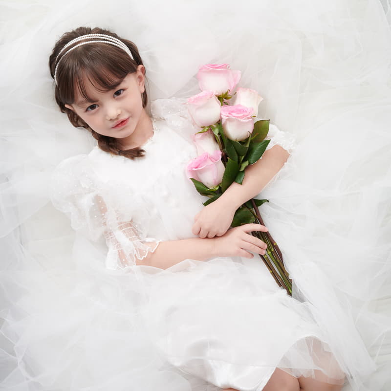 Minipalette - Korean Children Fashion - #fashionkids - GRACE One-piece - 2