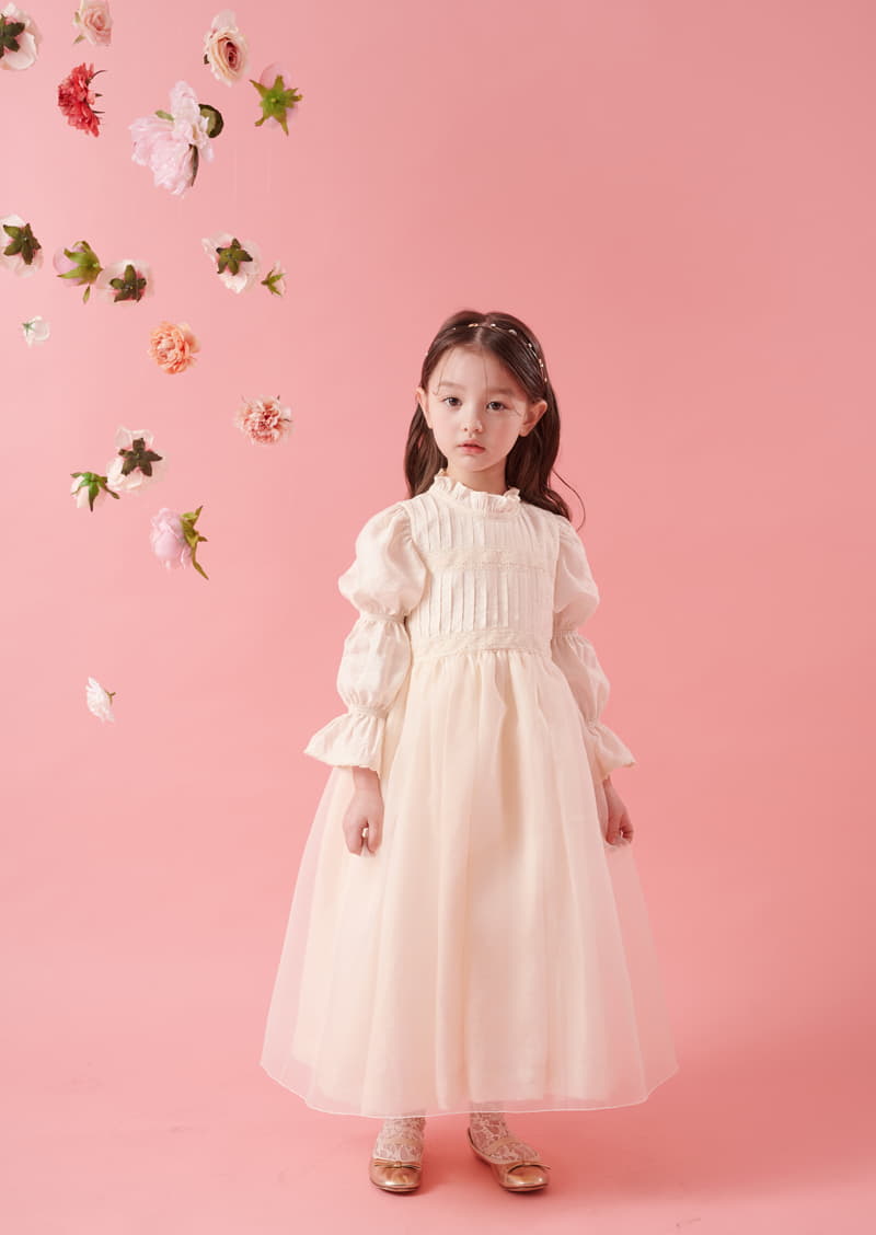 Minipalette - Korean Children Fashion - #kidsstore - BETH Lace One-piece - 5