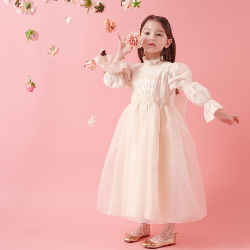 Minipalette - Korean Children Fashion - #kidzfashiontrend - BETH Lace One-piece - 6